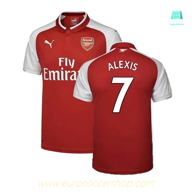 Arsenal 17/18 Home Football Shirt Adult Size XS ((Excellent) XS) (Alexis 7)