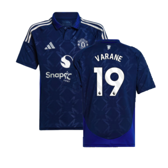 Top-grade 2024-2025 Man Utd Away Shirt (kids) (varane 19)