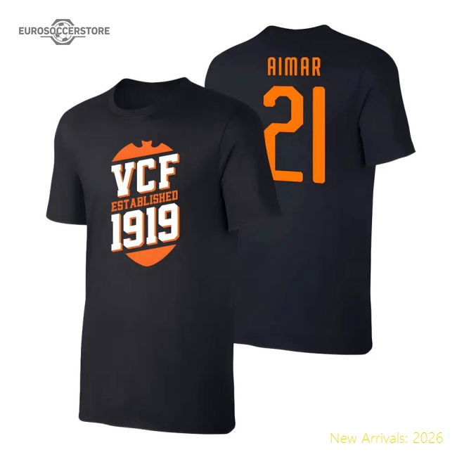 Premium Los Che Football T-shirt Aimar - Black - Fan Design