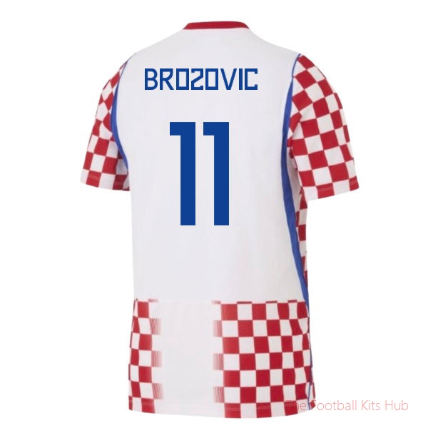 2026-2027 Croatia Home Shirt (Brozovic 11)