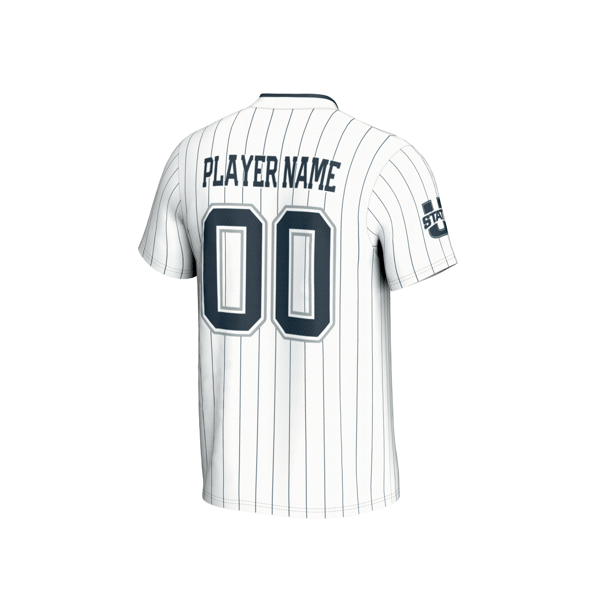 [NJP] Utah State Aggies GameDay Greats Unisex NIL Pick-A-Player Lightweight Softball Fashion Jersey - White