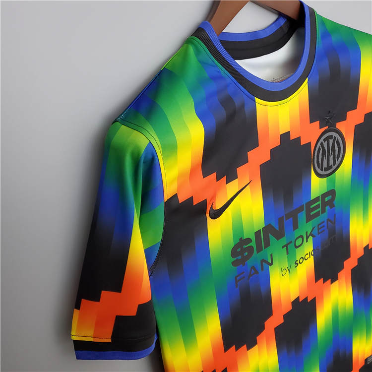 2223 Inter Milan Pre Match Soccer Jersey Football Shirt - Official
