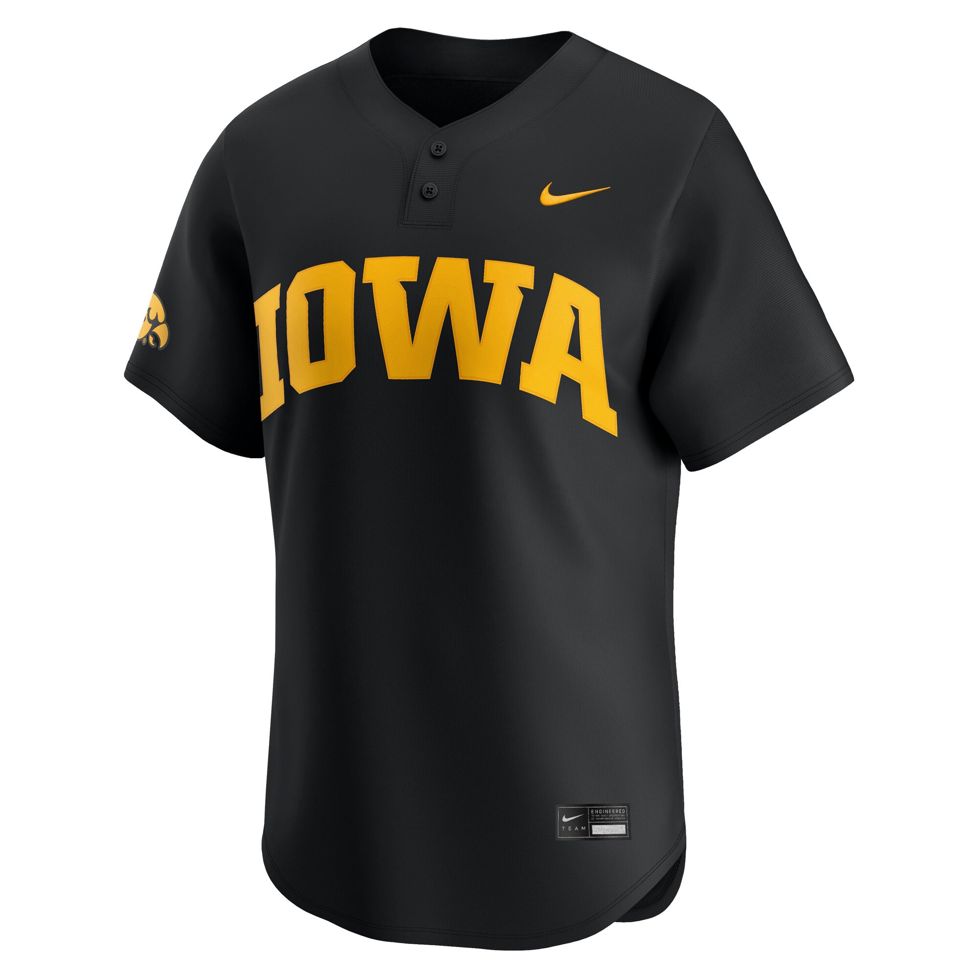 [DDG] Iowa Hawkeyes Home Limited Baseball Jersey - Black