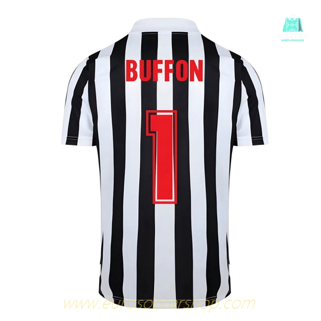 Score Draw Juventus 1984 Retro Football Shirt (BUFFON 1)