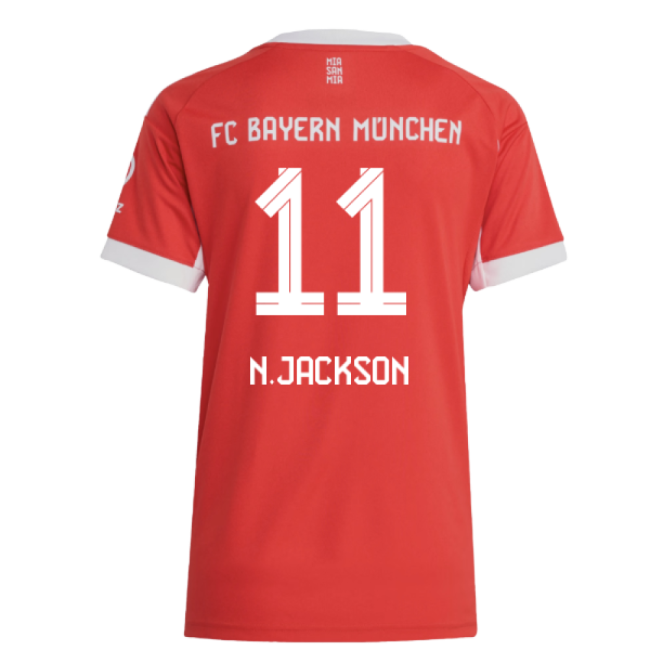 Committed Bayern Bayern Munich Home Shirt Womens N Jackson #11 Hig...