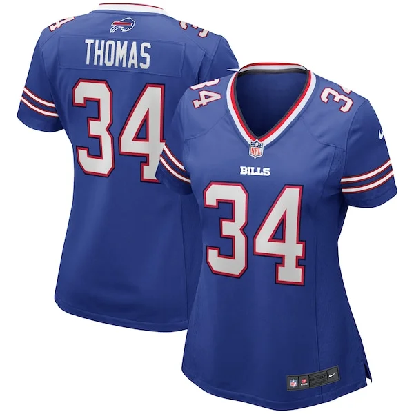 None Thurman Thomas Game Jersey - Royal | NFL Player Jersey | NFL Foot
