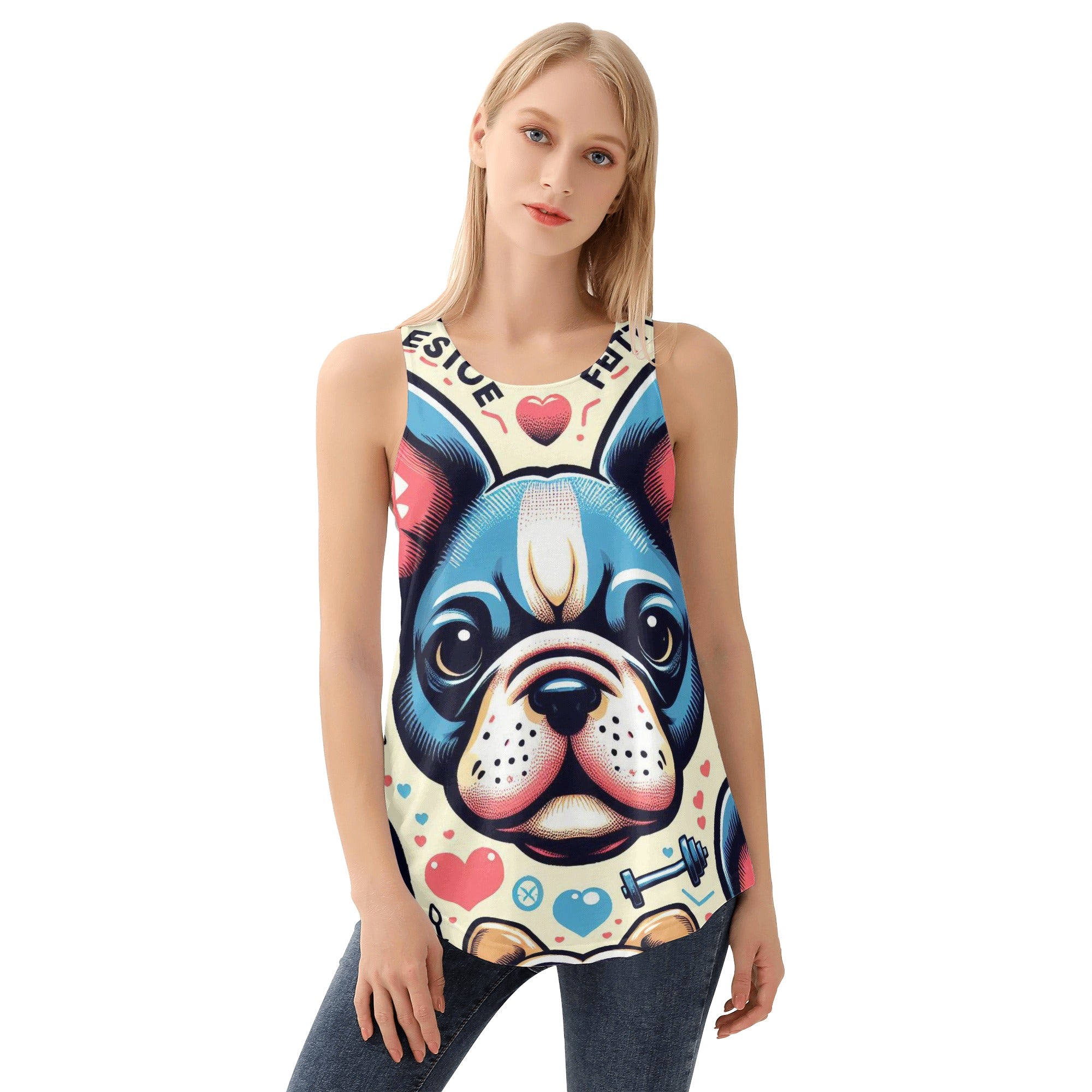 Stella - French Bulldog Women Tank Tops Pet Gear | Safe For Paws