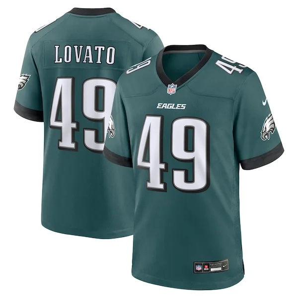None Rick Lovato Game Jersey - Green | NFL Player Jersey | NFL Footbal