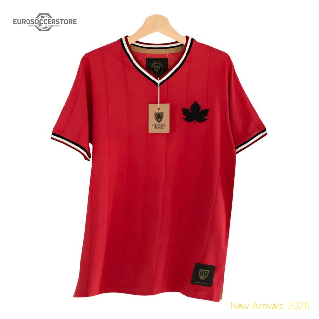 First-class Canada National Team The Leaf Home Retro Football Shirt