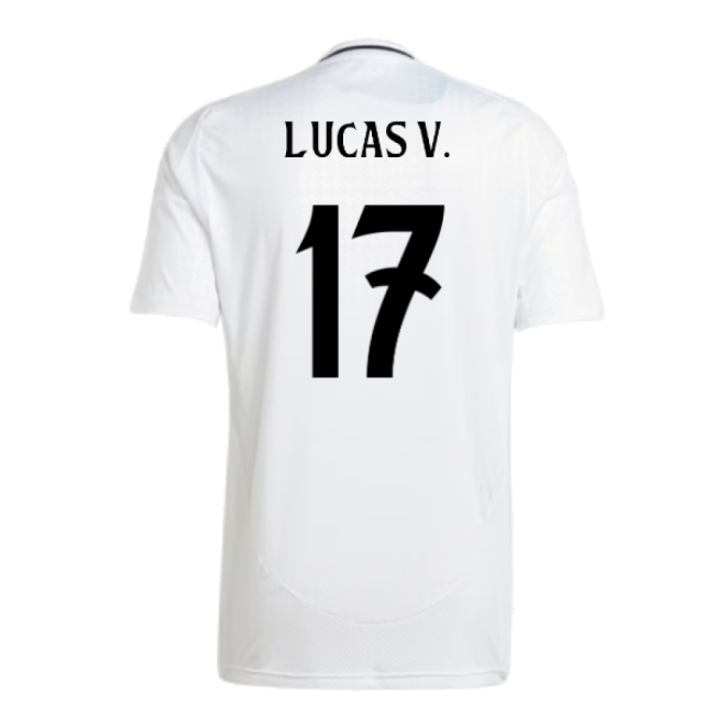 Real Madrid Soccer Club Traditional Home Soccer Jersey (1)