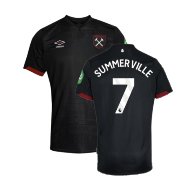 2024-2025 West Ham Away Shirt (Kids) (Summerville 7) | Value for Money