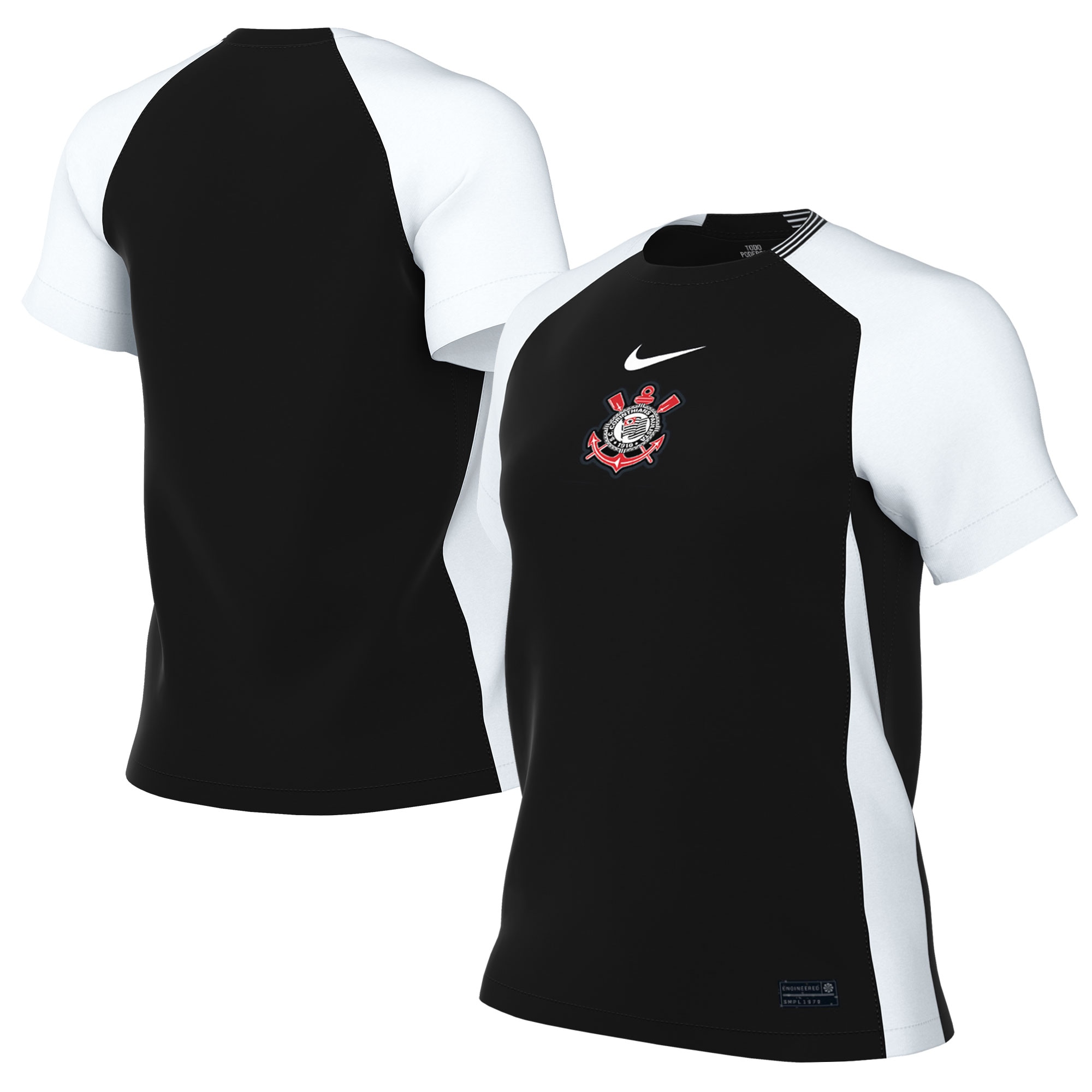 [SJH] Corinthians Women's 2025/26 Away Dri-Fit Replica Jersey - Black