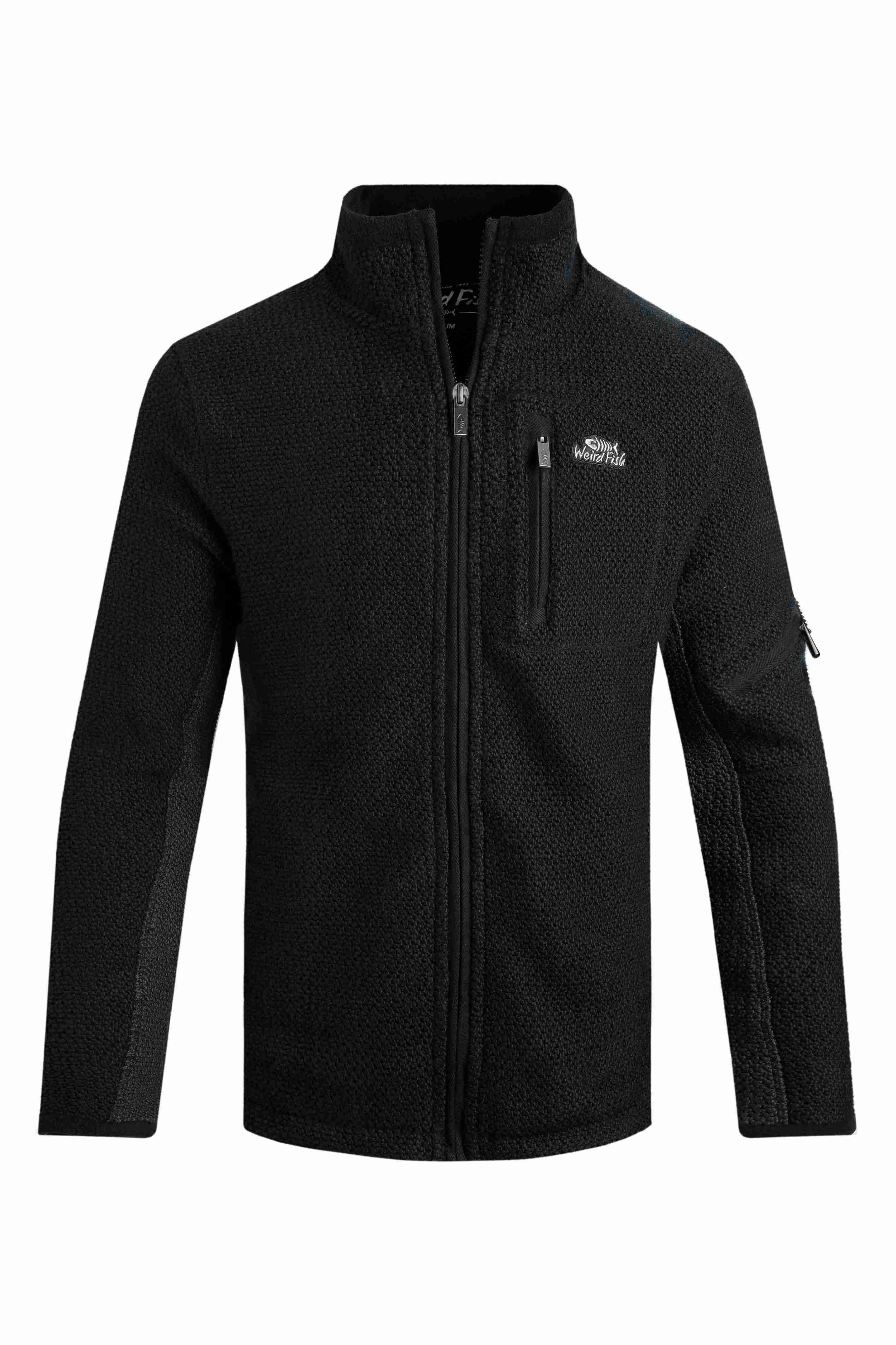 Berhan Full Zip Lined Macaroni Sweatshirt Black