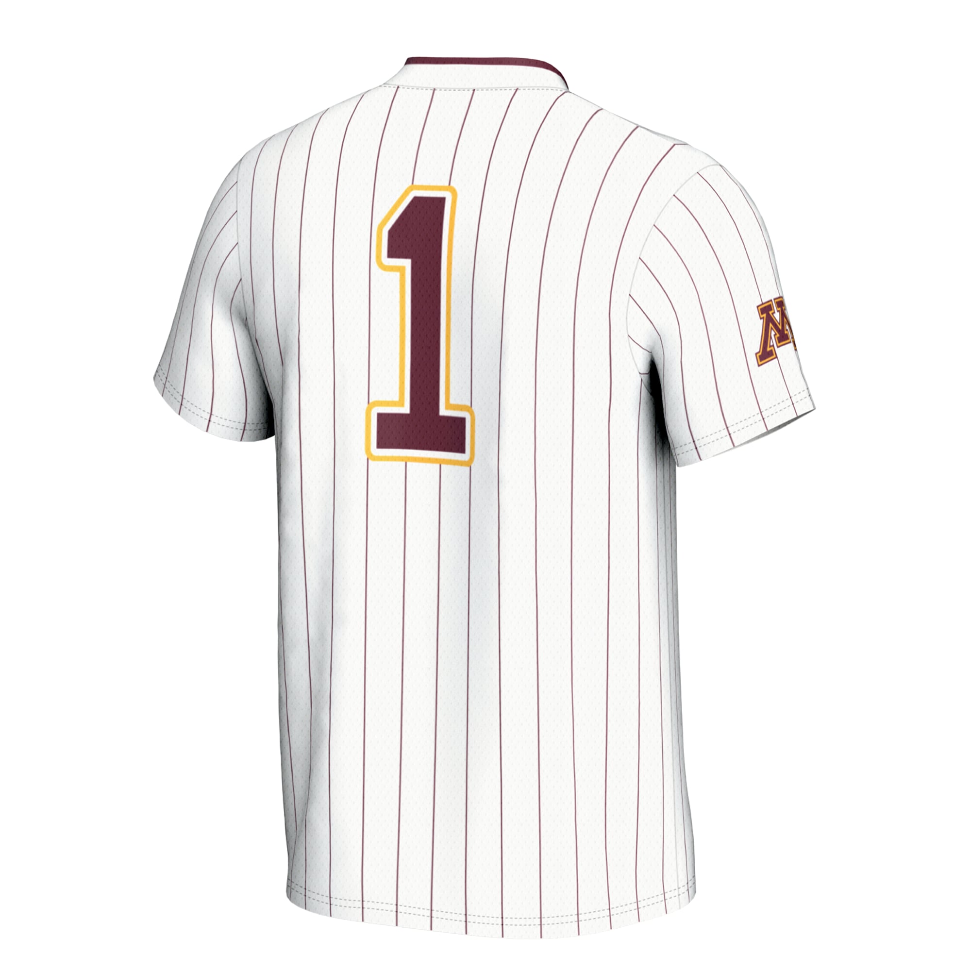 #1 Minnesota Golden Gophers GameDay Greats Youth Lightweight Softball Jersey - White