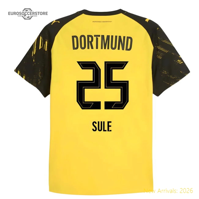 Borussia Dortmund Home Kit 2025-2026 Game Replica Jersey