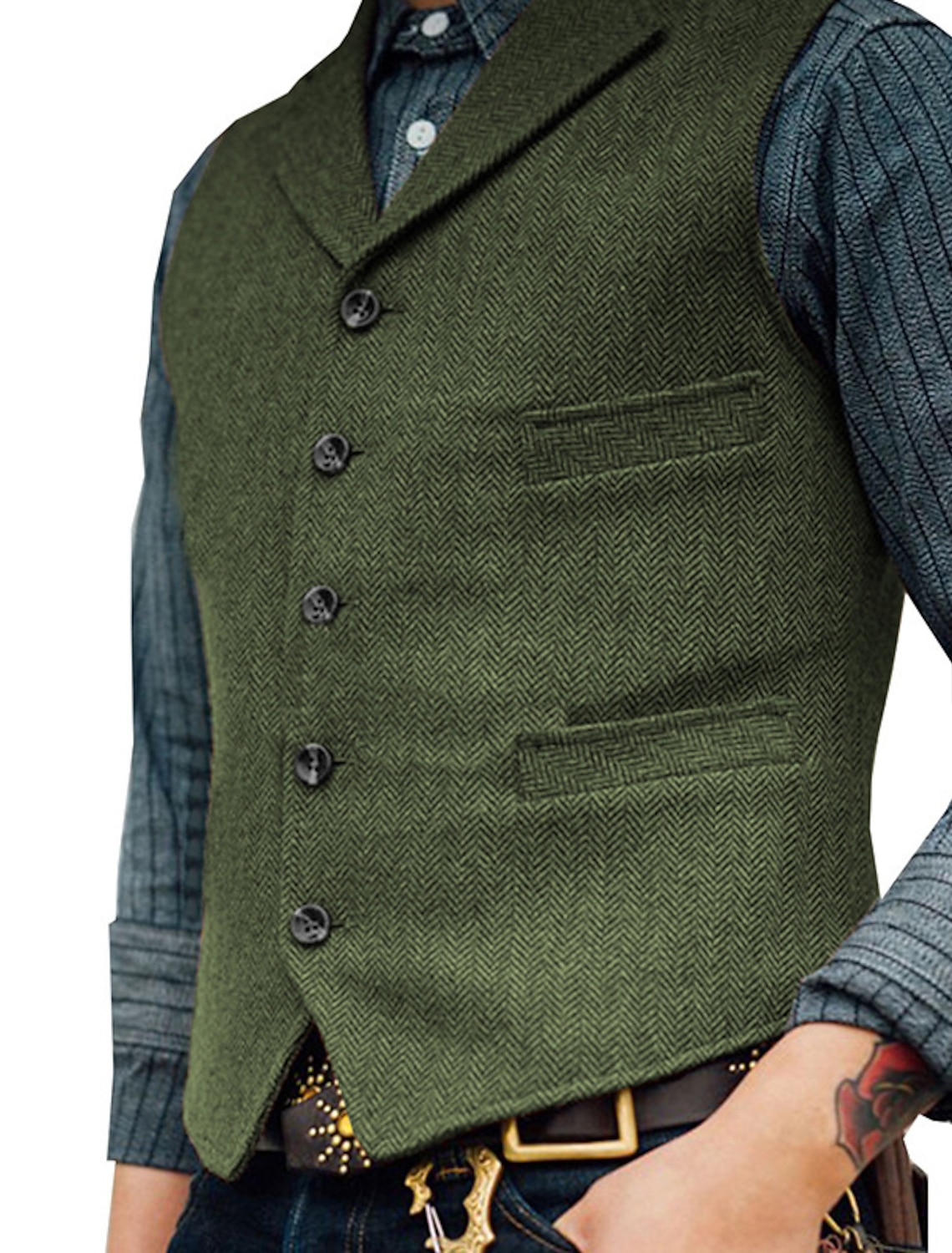 Men's Vest Waistcoat Wedding Event / Party Holiday Vintage 1920s