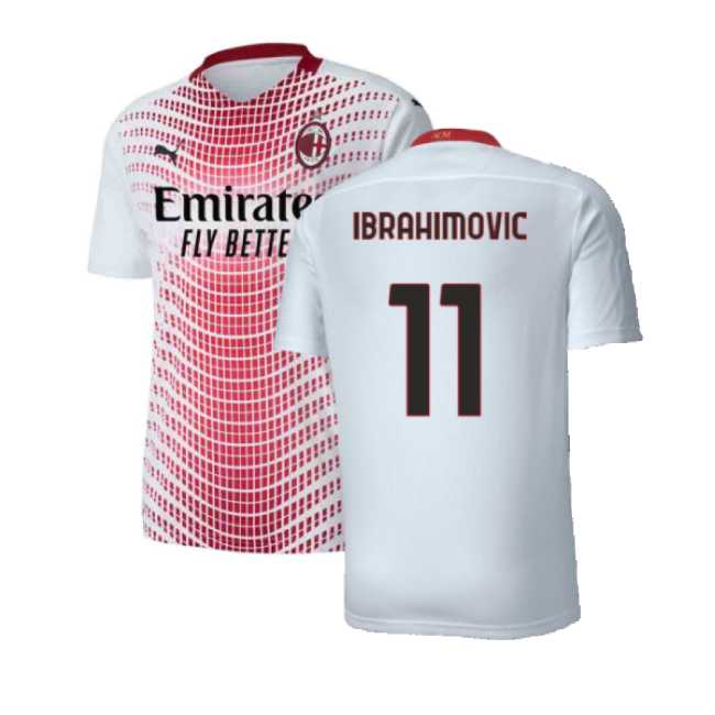 2020-2021 Milan Authentic Away Jersey (IBRAHIMOVIC 11) | Great Deal