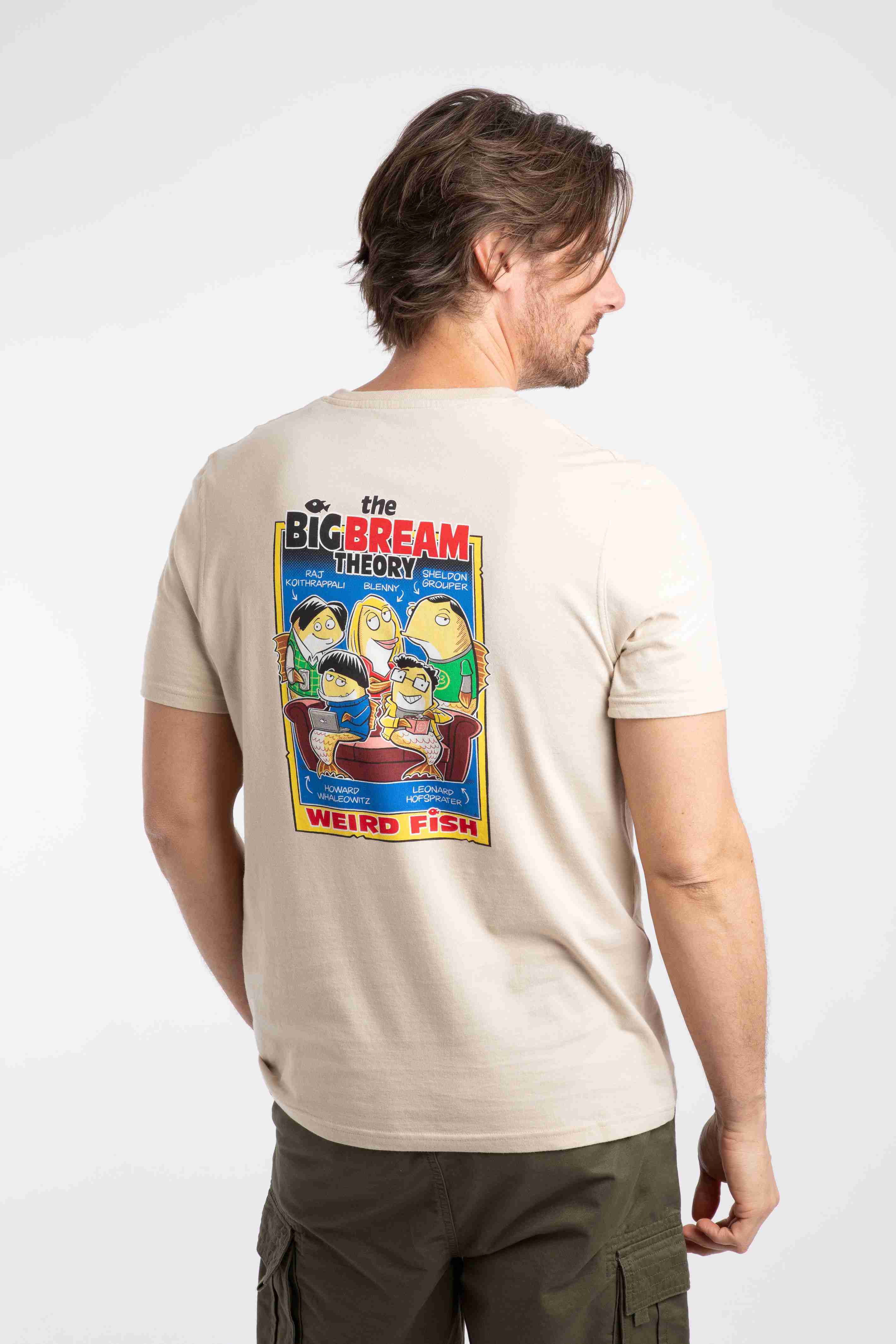 Big Bream Theory Back Print Artist T-Shirt String