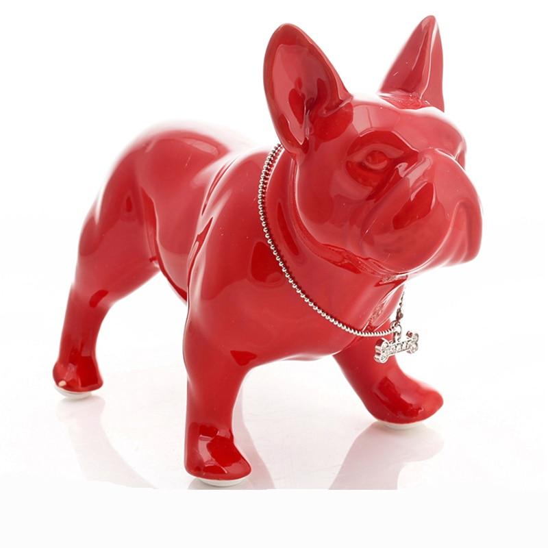 Ceramic - Safe French Bulldog Statue Indoor Use | Vet-recommended