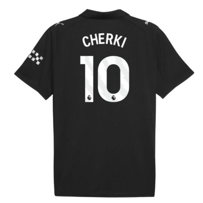 Classic 2025-2026 Man City Away Shirt Cherki Authentic 10