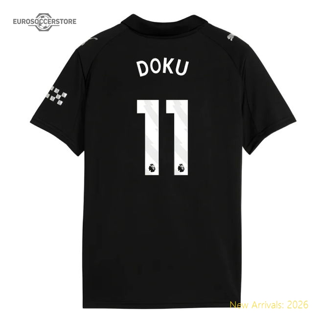 Authentic Premier League Team Away Doku Jersey 2025-2026