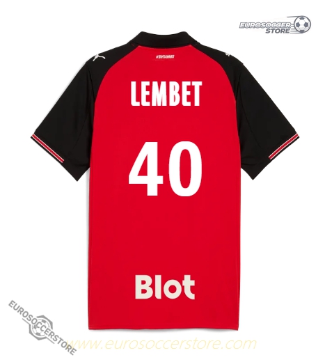 Rennes Home LEMBET 40 Jersey 25-26