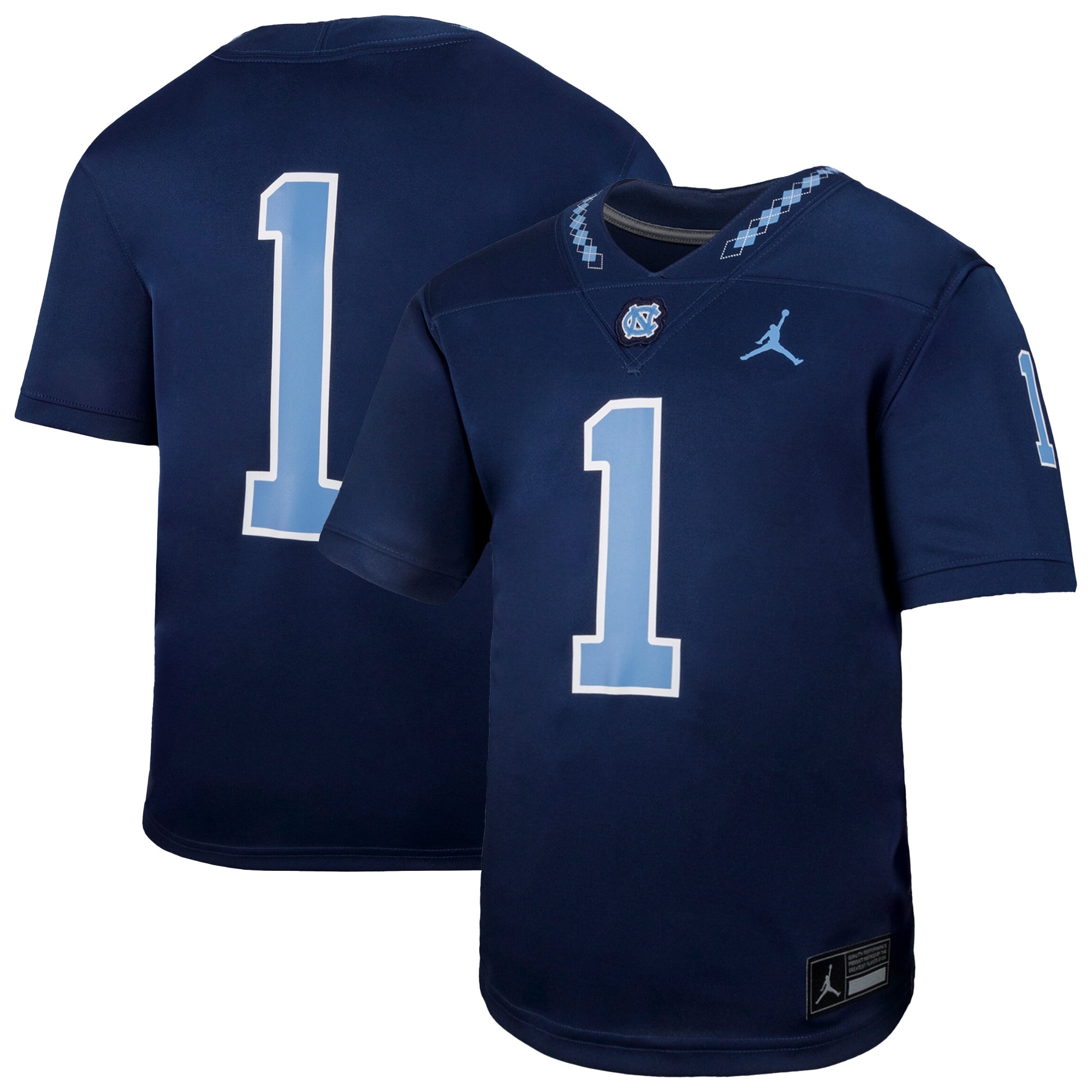 [NJP] North Carolina Tar Heels Football Game Jersey - Navy
