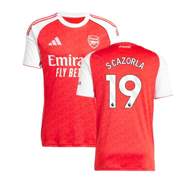 2025-2026 Arsenal Home Shirt (S.Cazorla 19)