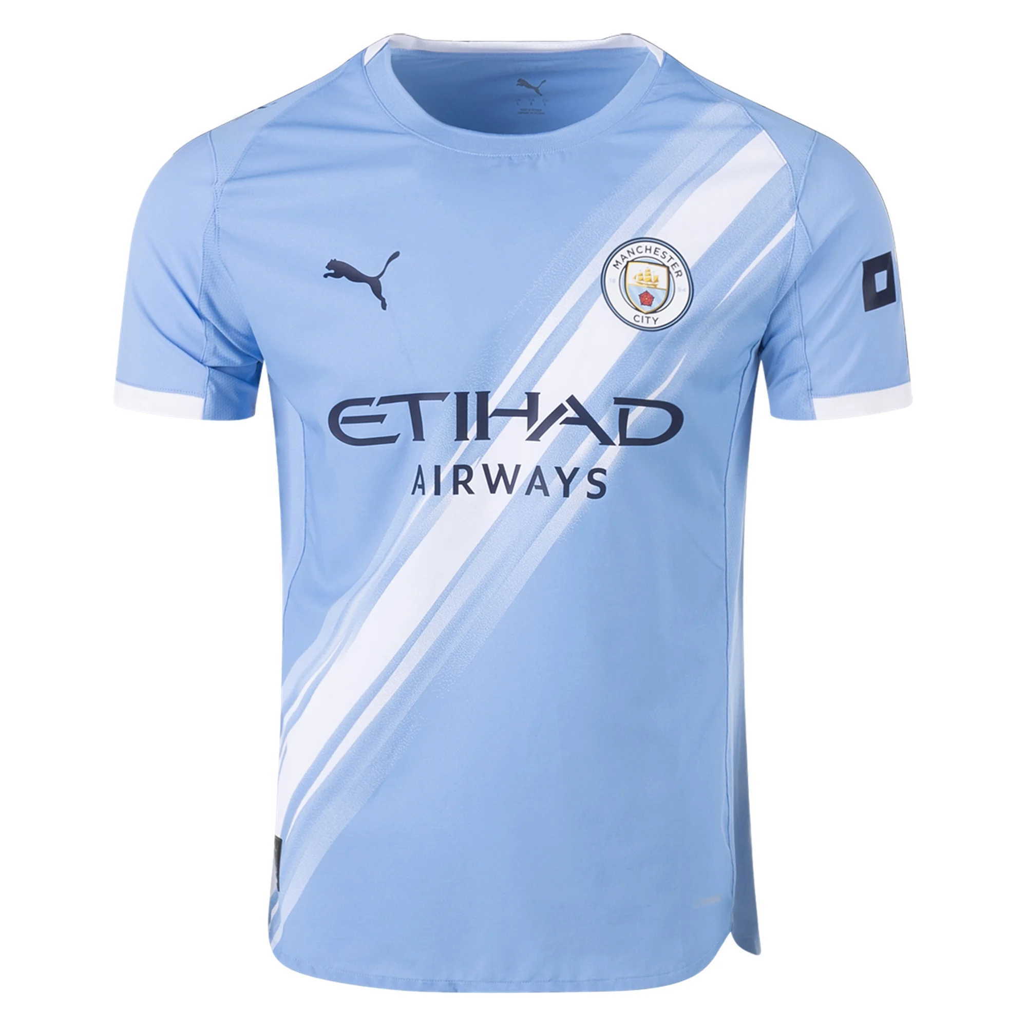 Manchester City Blue/White) 2025-2026 UCL Home Jersey – Authentic Shirt