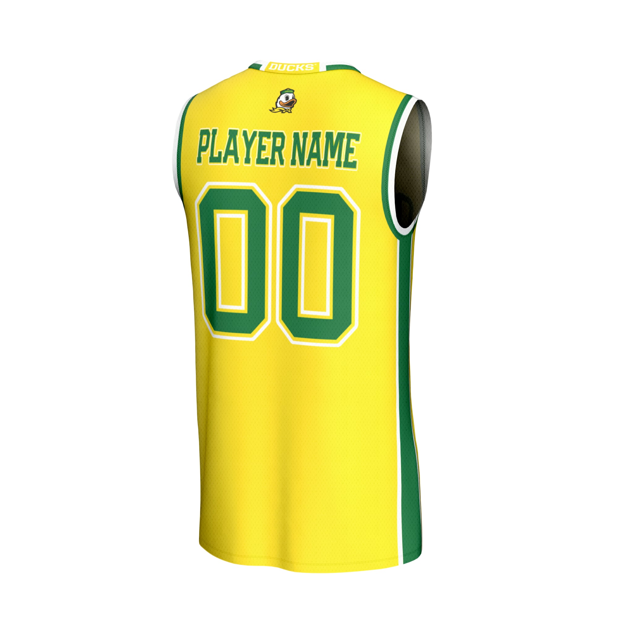 Oregon Ducks GameDay Greats Unisex Lightweight Collegiate Men's Basketball NIL Pick-A-Player Fashion Jersey - Yellow