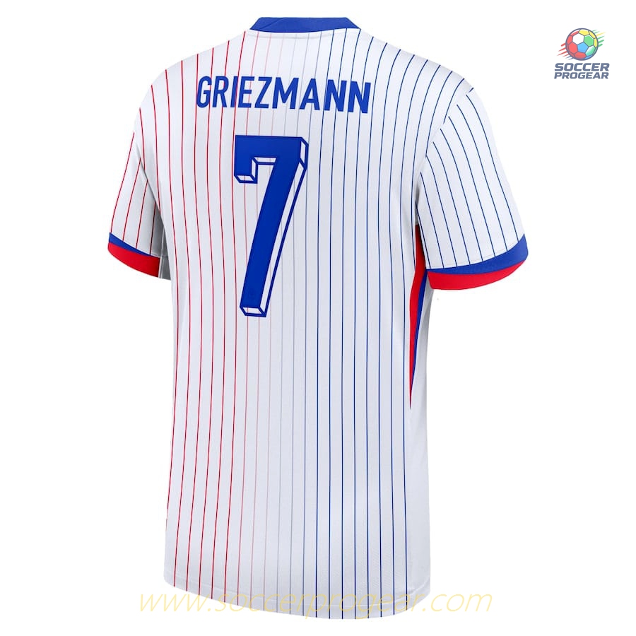 France Team Away Football Soccer Shirt 2024/25 Collection Griezman