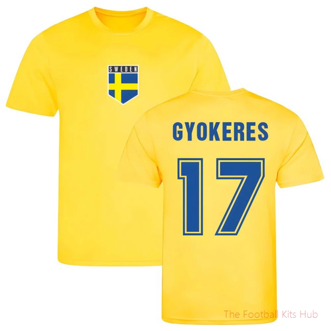 Men Gyokeres Sweden Training Jersey (Yellow)