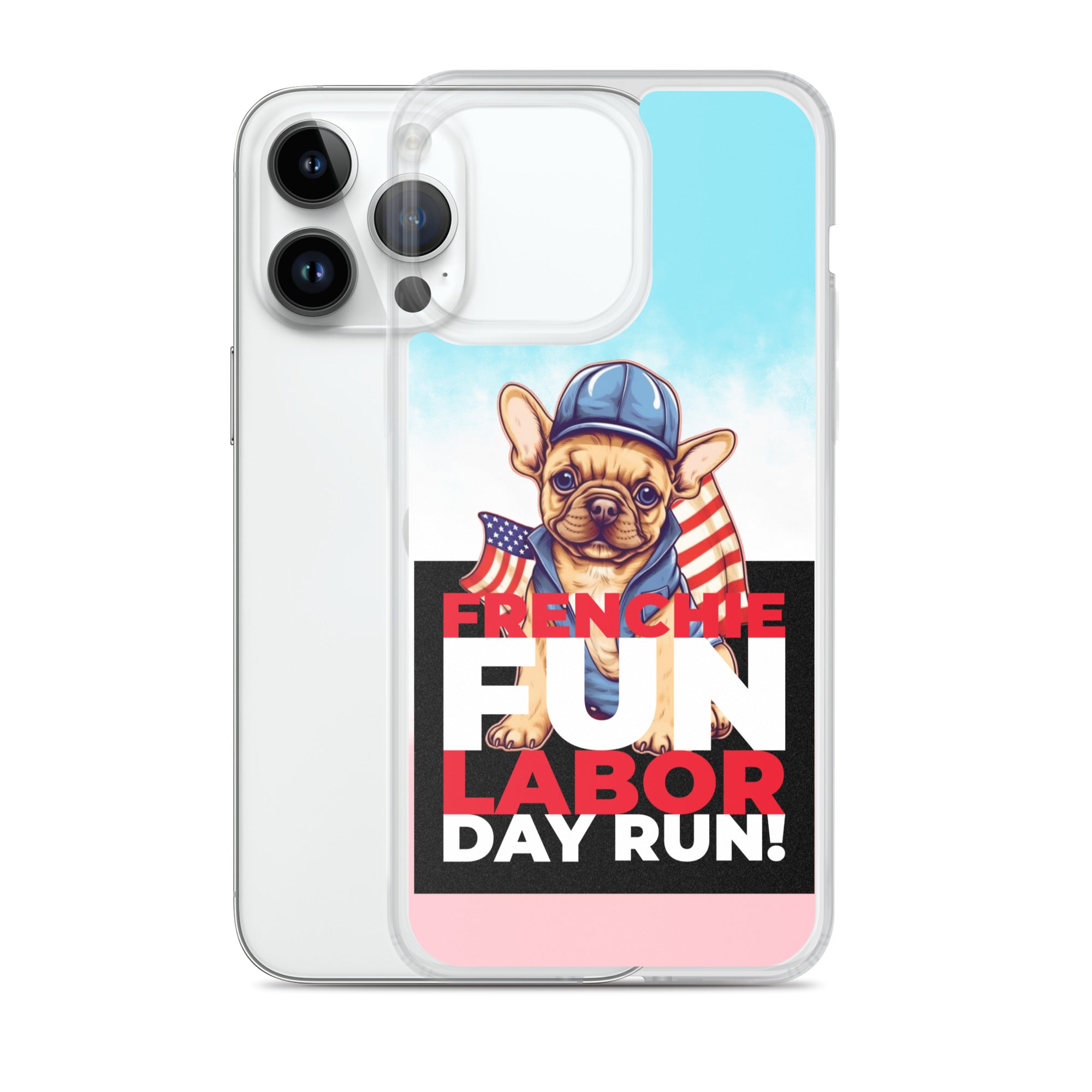 Cozy Frenchie Fun - Clear Case For Iphone® for French Bulldog Lovers