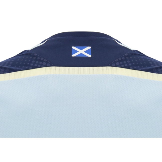 2026-2027 Scotland Rugby Sleeveless Poly Shirt (Blue) (Your Name)
