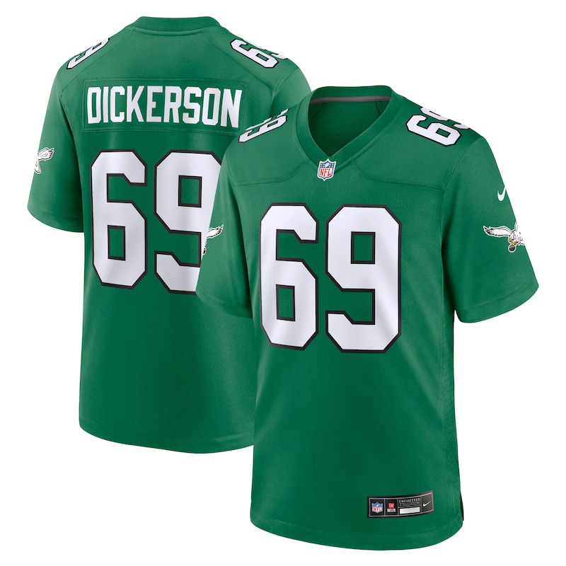 None Landon Dickerson PHI Eagles Vintage Great Value Jersey for NFL Fa