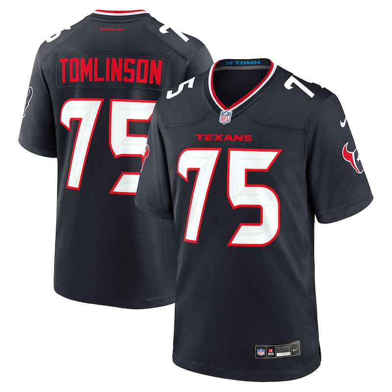 None Laken Tomlinson Houston Texans Historic Franchise Game-Day Ess...