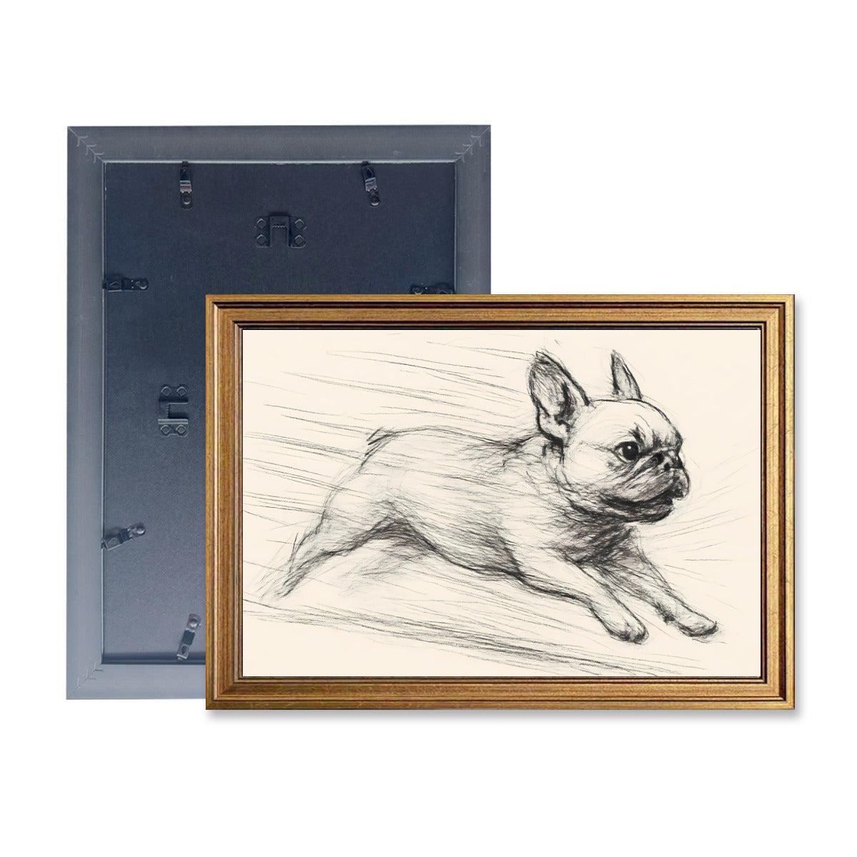 Pet-Lover Waffles - Framed Poster • Wall Decoration for Street Style