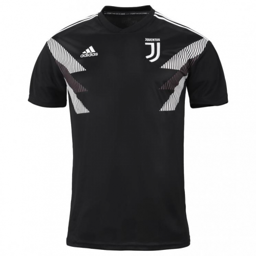 18-19 Juventus Black Training Jersey Shirt - Official Replica 3374