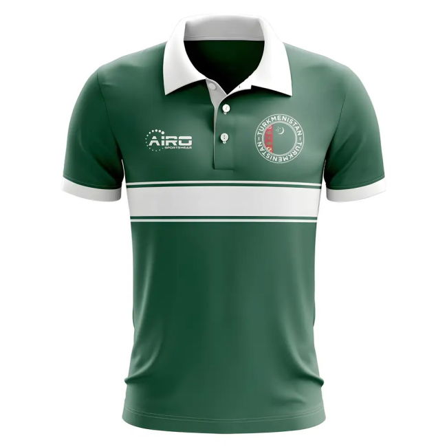 Polo Shirts Turkmenistan Jersey - Adult