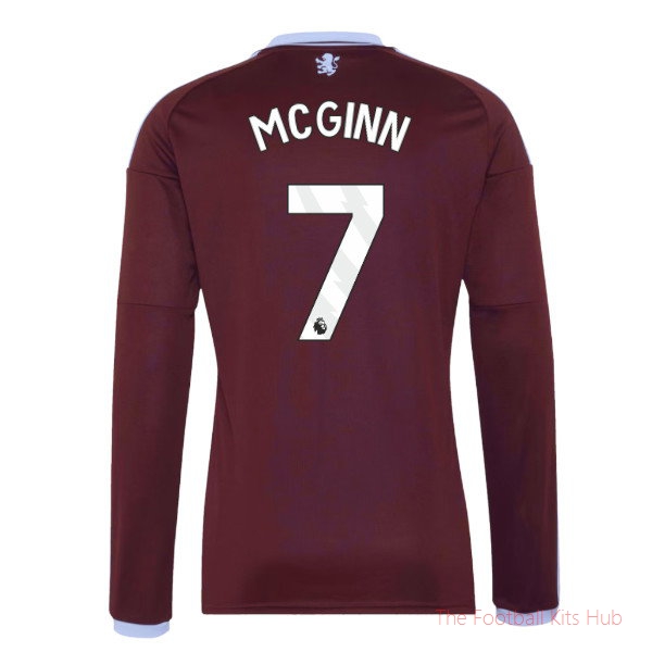 Aston Villa 2026-2027 Long Sleeve Home Shirt (Mcginn 7)