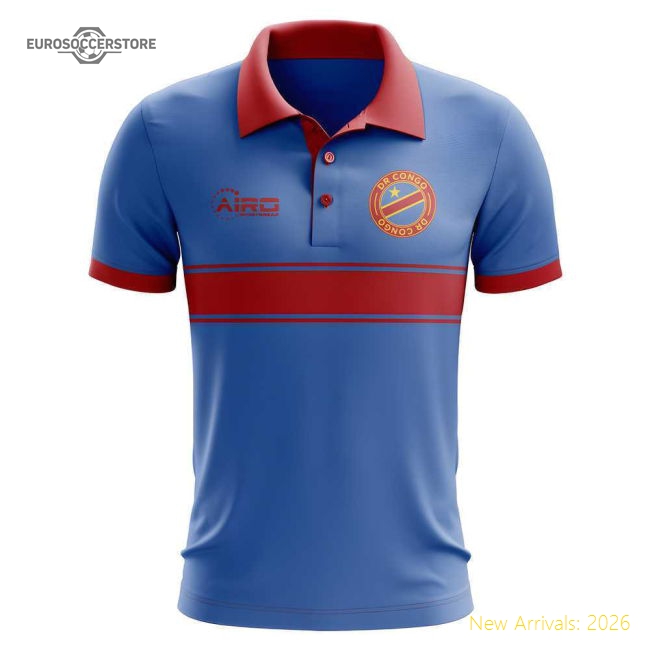 Excellent Dr Congo Concept Stripe Polo Shirt (blue) - Official Design