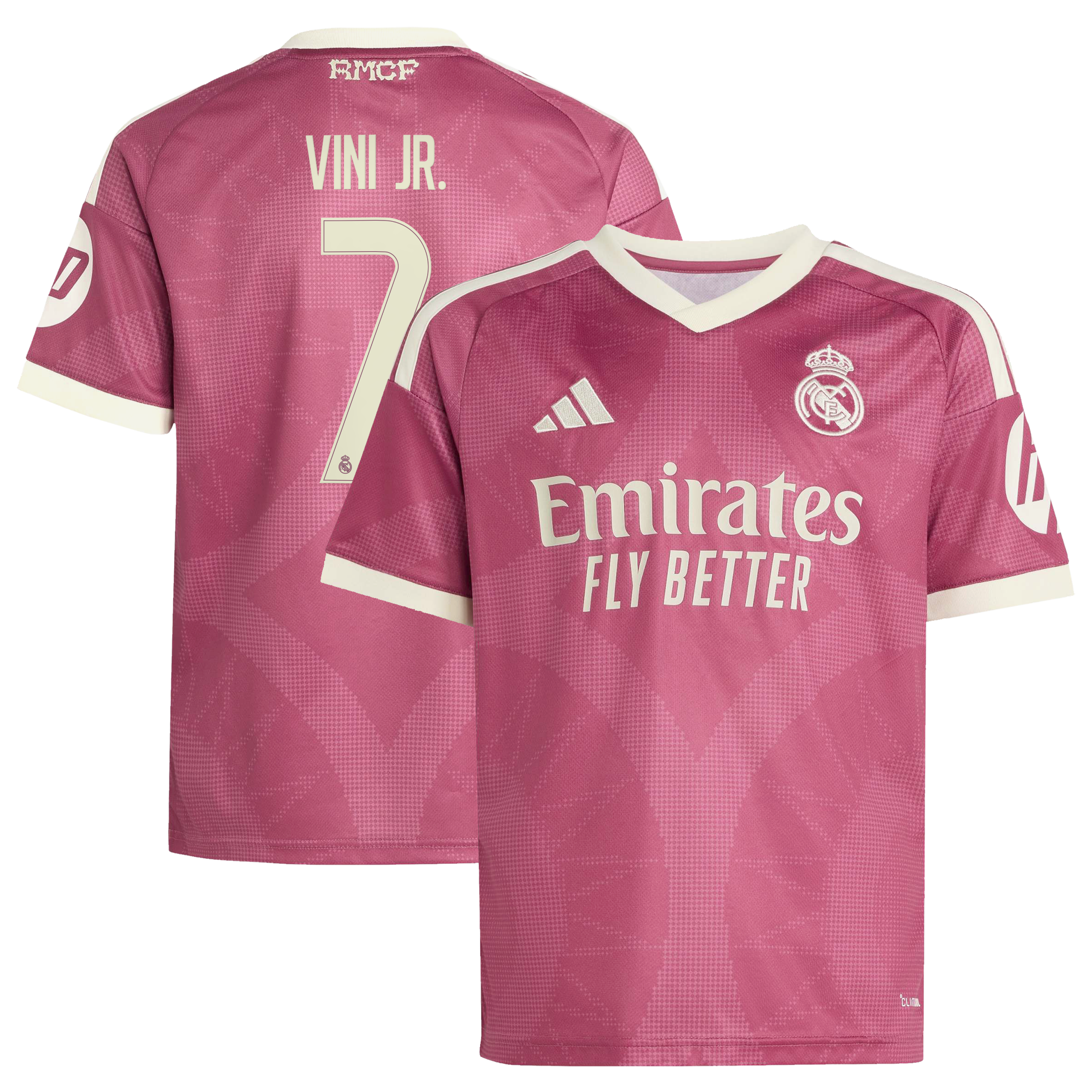 [JED] Vini Jr. Real Madrid Youth 2026/27 Third Replica Jersey - Pink