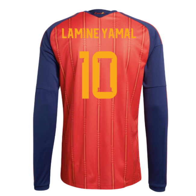 Spain Long Sleeve Home Kit 2026-2027 Stadium Wear Jersey