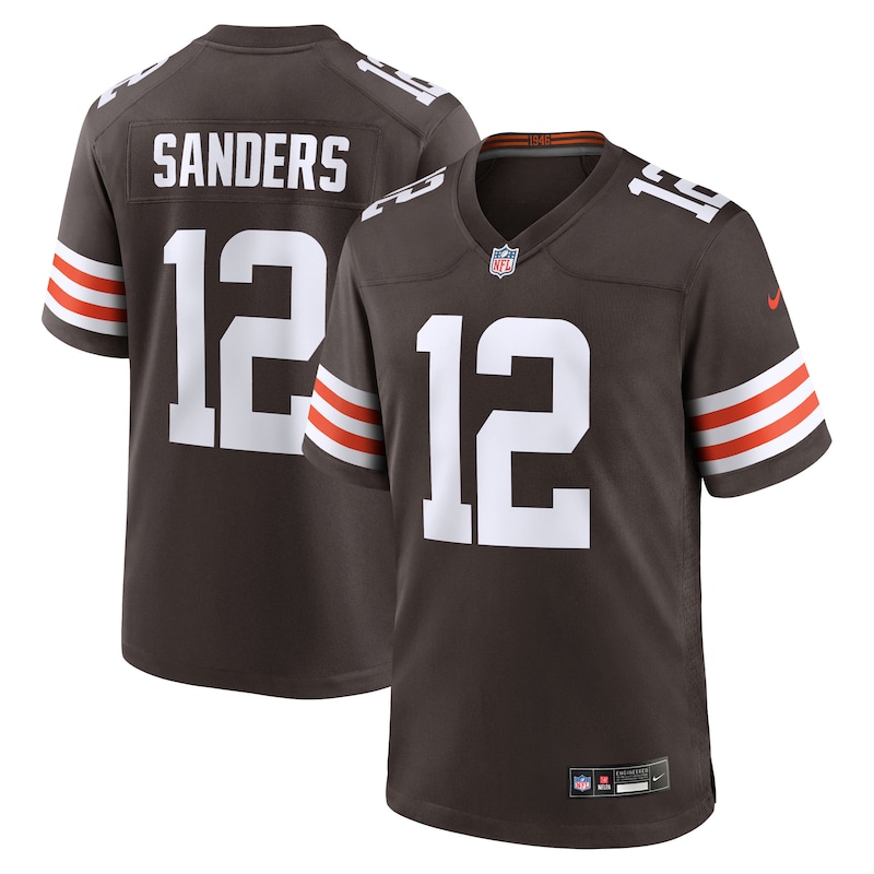 None Shedeur Sanders Cleveland Browns Football Franchise Authentic ...