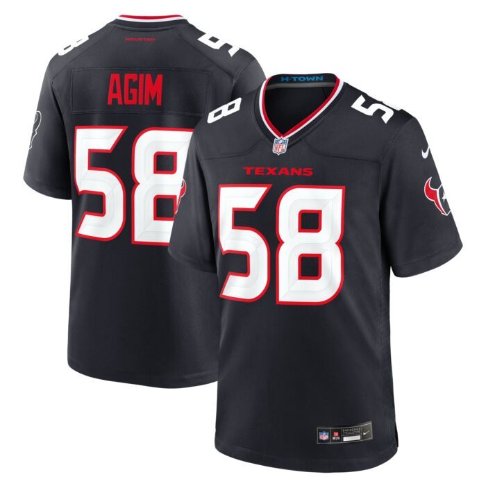 None Men's HOU Texans Iconic Budget-Friendly Jersey Football Apparel