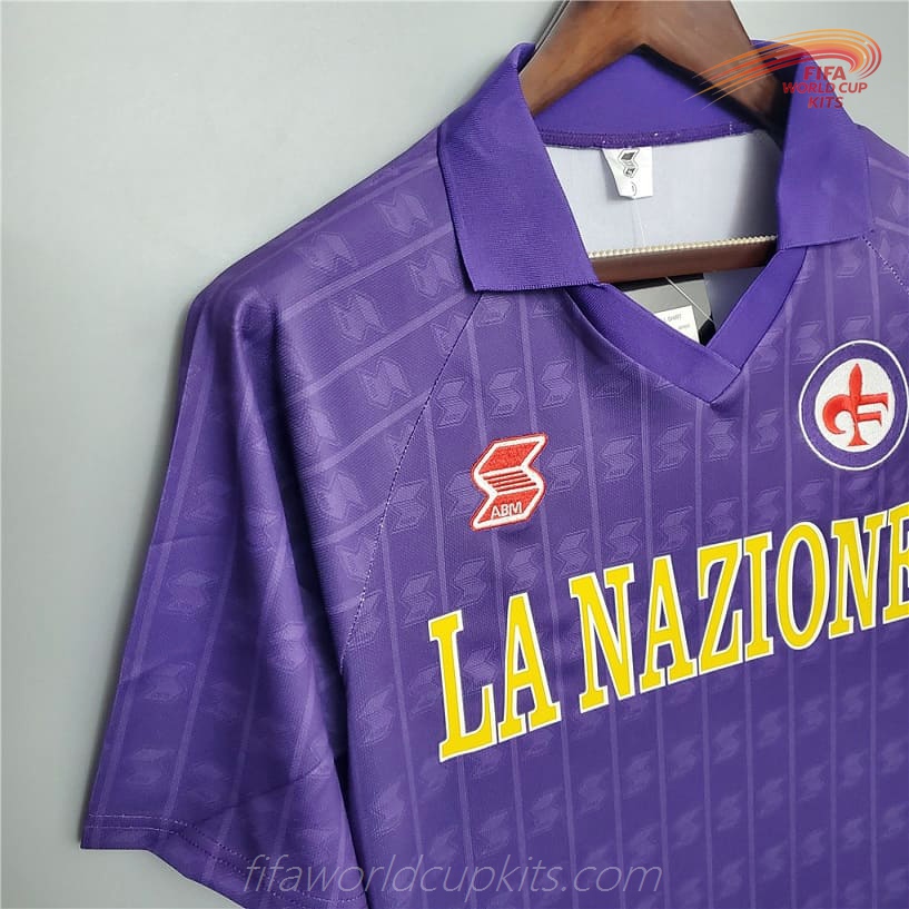 Fiorentina season 89-90 Traditional Soccer Kit