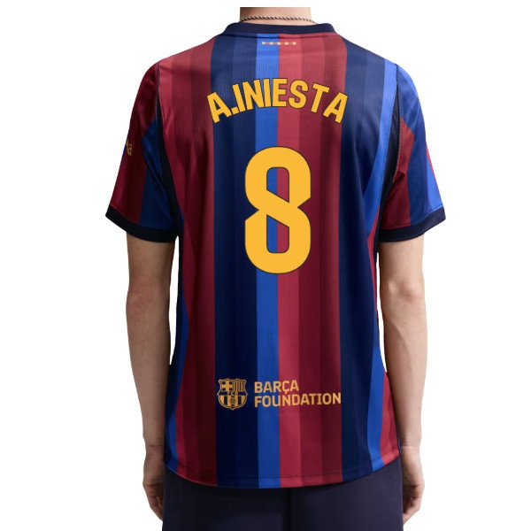 [LLS] 2026-2027 Barcelona Home Shirt (A.Iniesta 8)