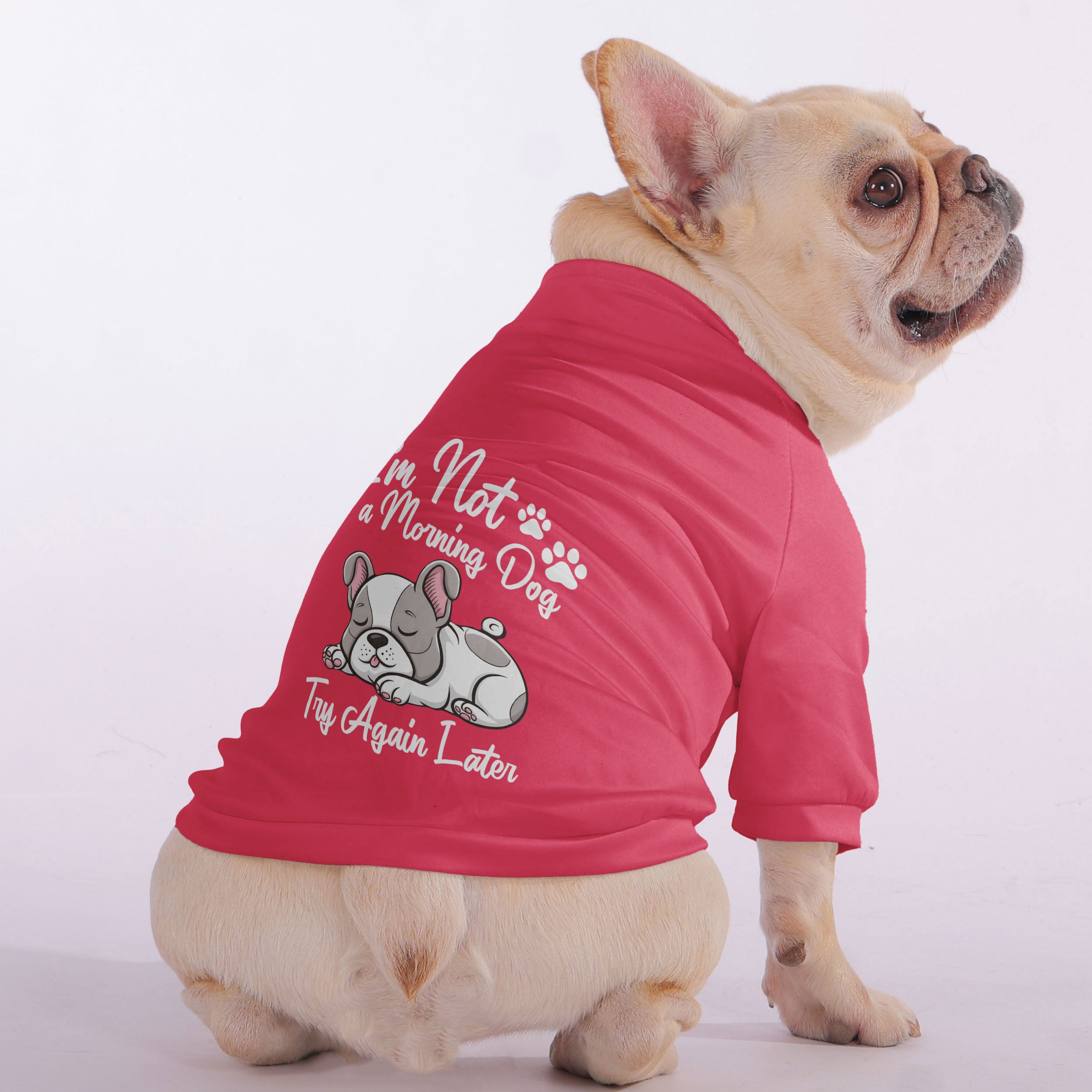 Snuggly Zip-up Sweatshirt For French Bulldogs Casual Wear | Stylish Look