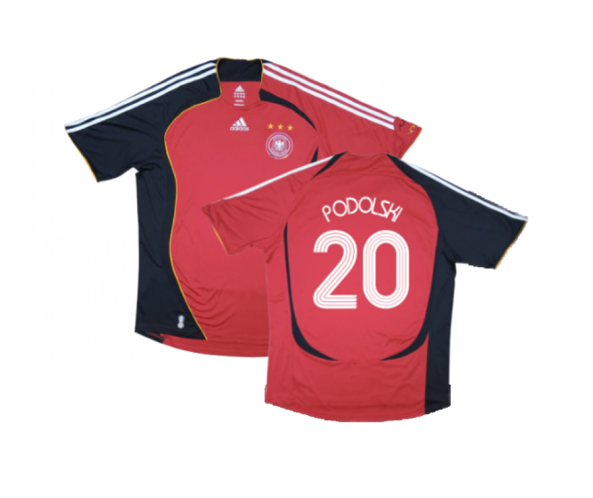 Germany First Team Top Tier Away Elite Kit (Podolski 20)
