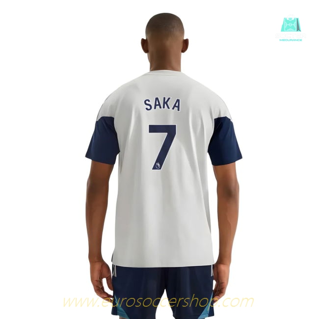 2025-2026 Arsenal Training Tee (Grey) (Saka 7)